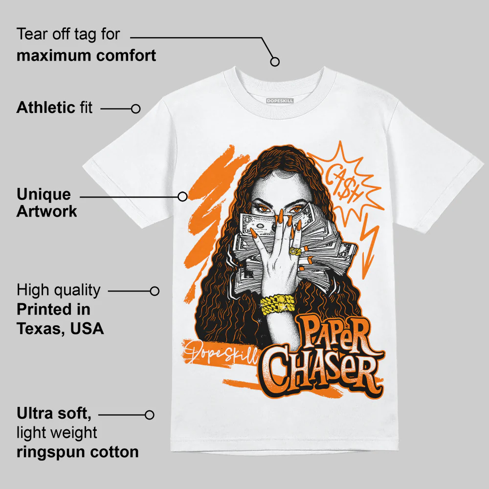 Dunk Low Magma Orange DopeSkill T-Shirt NPC Graphic - Image 3