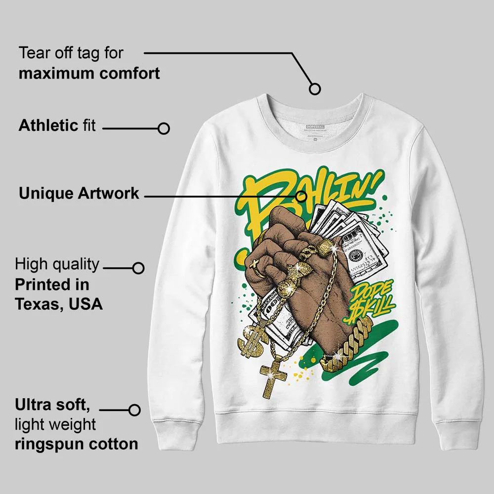 Green Collection DopeSkill Sweatshirt Always Ballin' Graphic - Image 3